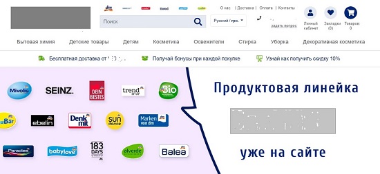 Пример Главной страницы сайта перегруженного картинками